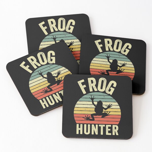 Item preview, Frog Hunter Funny Vintage Boys Girls Kids designed and sold by cimibaka25.