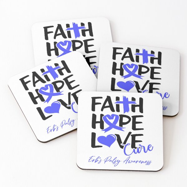 Item preview, Faith Hope Love Cure Erb's Palsy Awareness designed and sold by Grooffos.