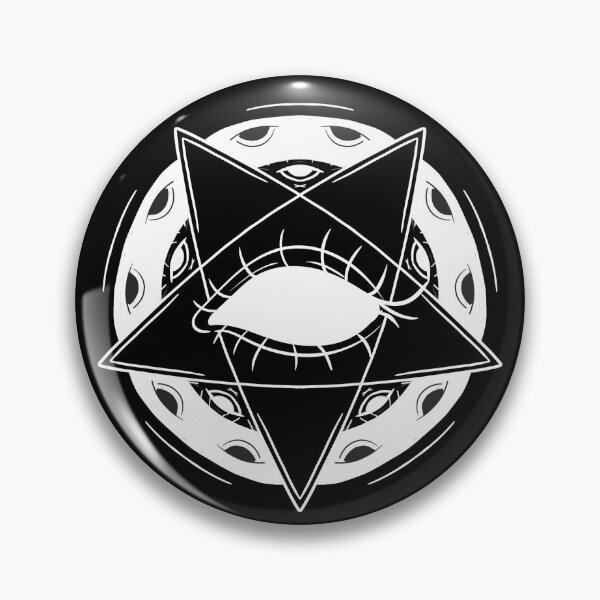Item preview, Occult Satan Eye in Pentagram designed and sold by Castle Of Dreams.