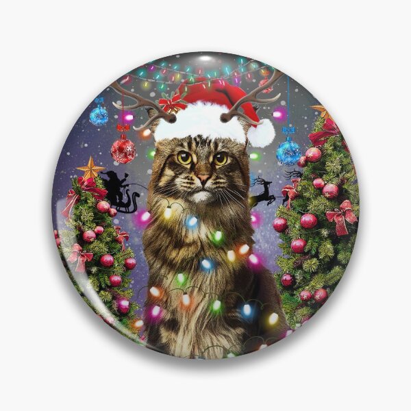 Item preview, Maine Coon Cat meowy catmas funny quotes Christmas Gift designed and sold by BrennaEirlys.