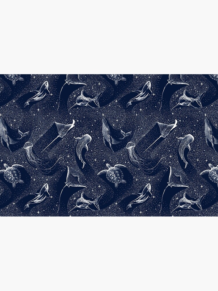 Thumbnail 2 of 2, Laptop Skin, Cosmic Ocean Pattern designed and sold by AlirizaCAKIR.