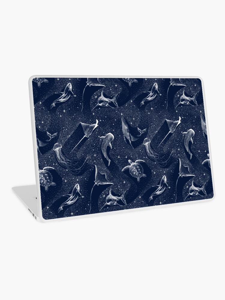 Thumbnail 1 of 2, Laptop Skin, Cosmic Ocean Pattern designed and sold by AlirizaCAKIR.