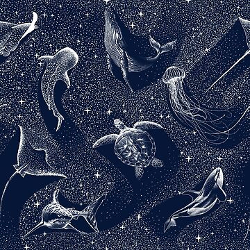 Artwork thumbnail, Cosmic Ocean Pattern by AlirizaCAKIR