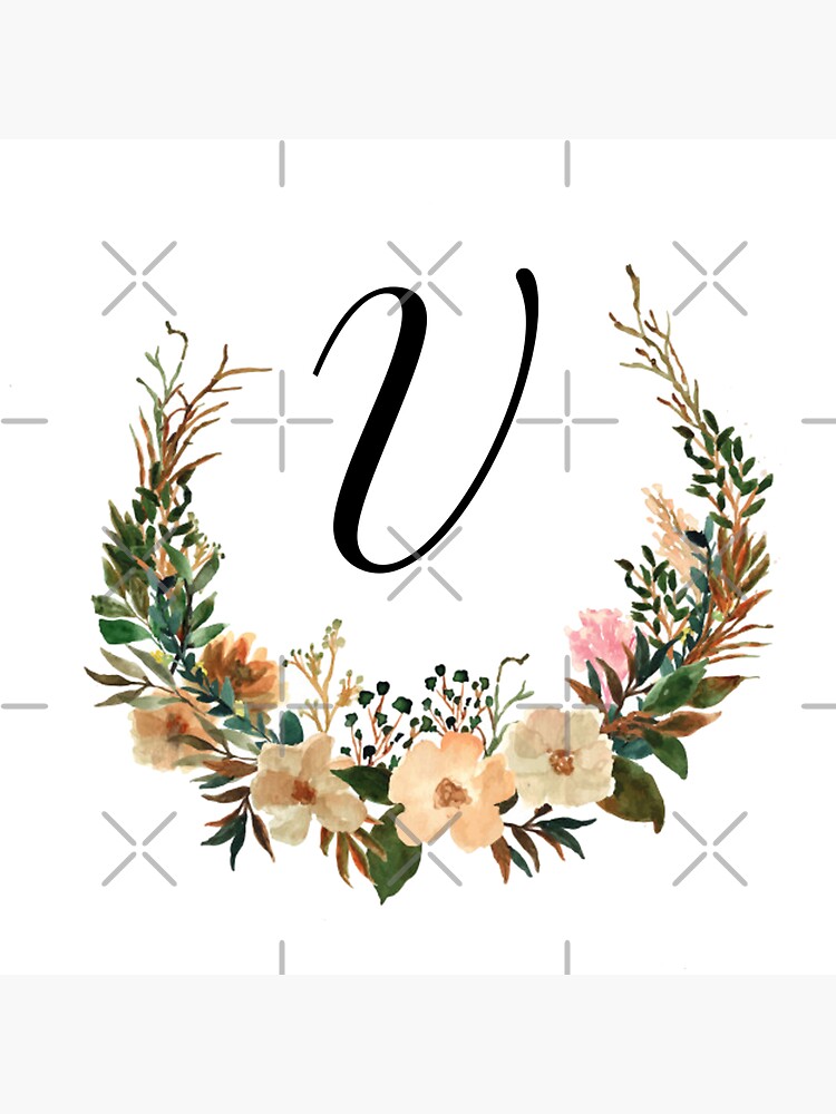 Luxury Alphabet letters MM. Golden Floral alphabet . Monogram