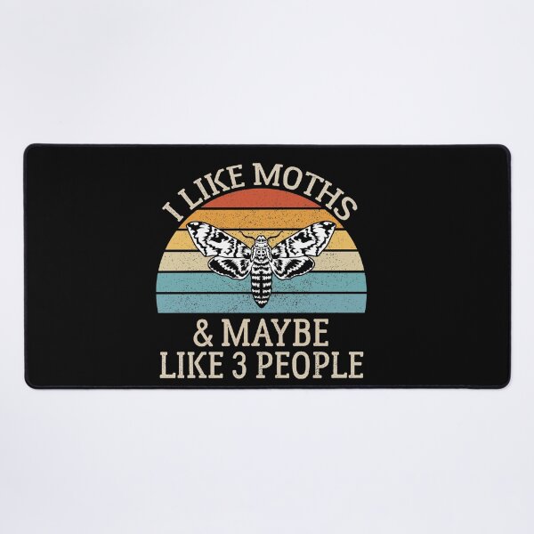 Item preview, I Like Moths and Maybe Like 3 People, Vintage Moth Lover Gift designed and sold by AEOPIN.