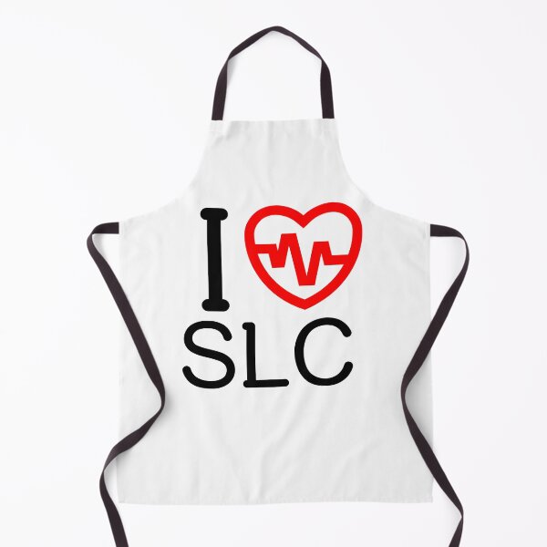 Artikelvorschau, ICH LIEBE SLC HEARTBEAT T-SHIRT/AUFKLEBER entworfen und verkauft von BestCoolStuff.