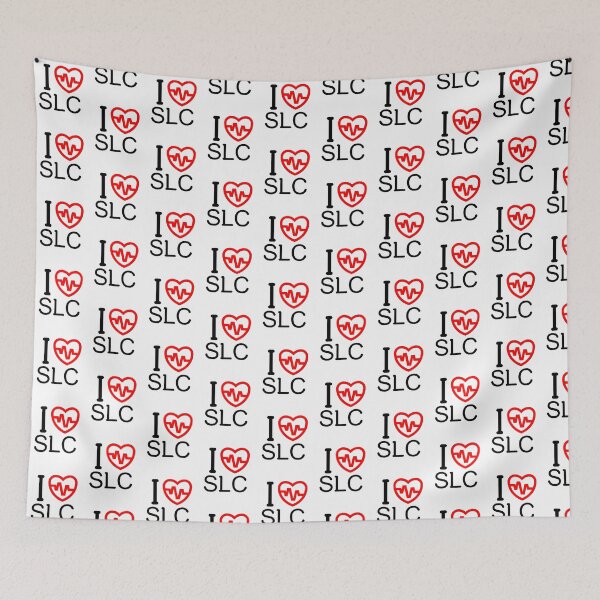 Item preview, I LOVE SLC HEARTBEAT T-SHIRT/STICKER designed and sold by BestCoolStuff.
