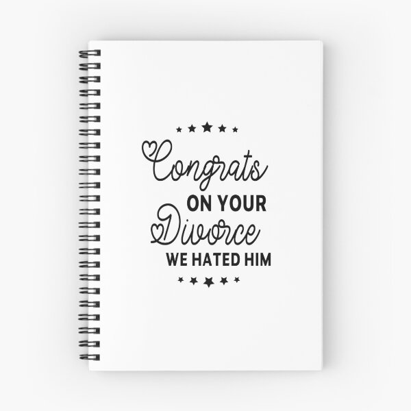 Item preview, funny Congrats On Your Divorce We Hated Him divorced funny sarcastic offended divorce saying christmas  gift ,  meme for adults designed and sold by joygift369.