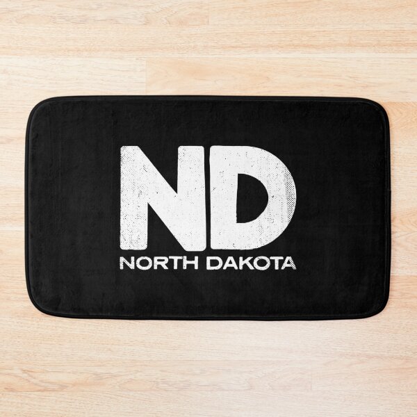 Item preview, ND North Dakota State Vintage Typography designed and sold by Creatively Torn.