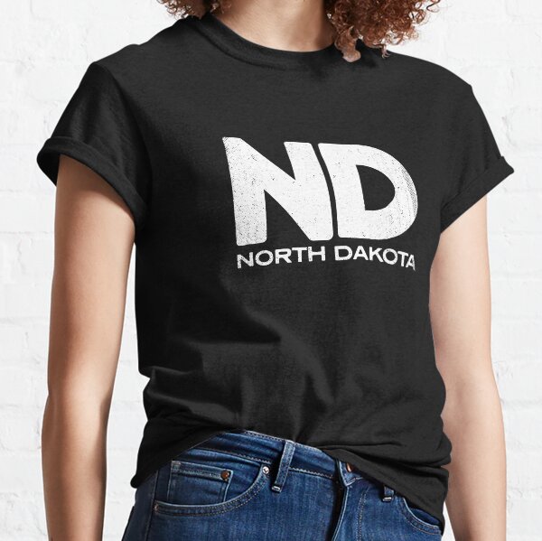 Item preview, ND North Dakota State Vintage Typography designed and sold by Comstock Design Co..