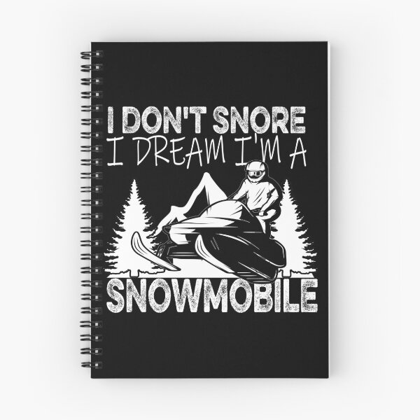 Item preview, I Don'T Snore I Dream I'M A Snowmobile designed and sold by ilias13.