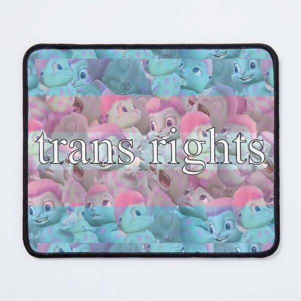 Item preview, Bibble Says Trans Rights Collage Flag designed and sold by broadwaycantdie.