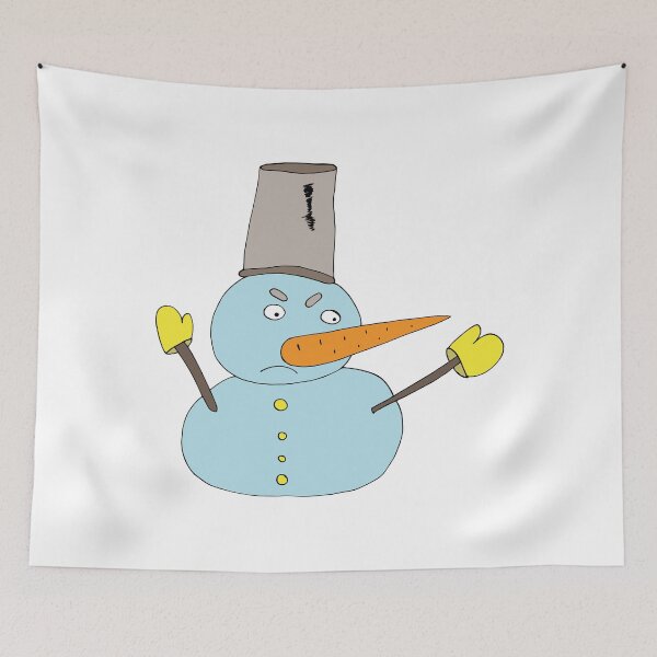 Item preview, Snowman with a bucket on his head designed and sold by Olga81creative.