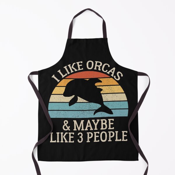 Item preview, I Like Orcas and Maybe Like 3 People, Orcas Lover Gift Retro Vintage designed and sold by AEOPIN.