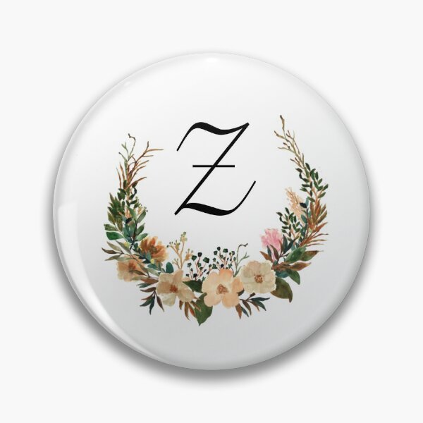 Item preview, Autumn Floral Monogram | Monogram Letter Z designed and sold by JustSeasons.