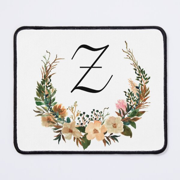 Item preview, Autumn Floral Monogram | Monogram Letter Z designed and sold by JustSeasons.