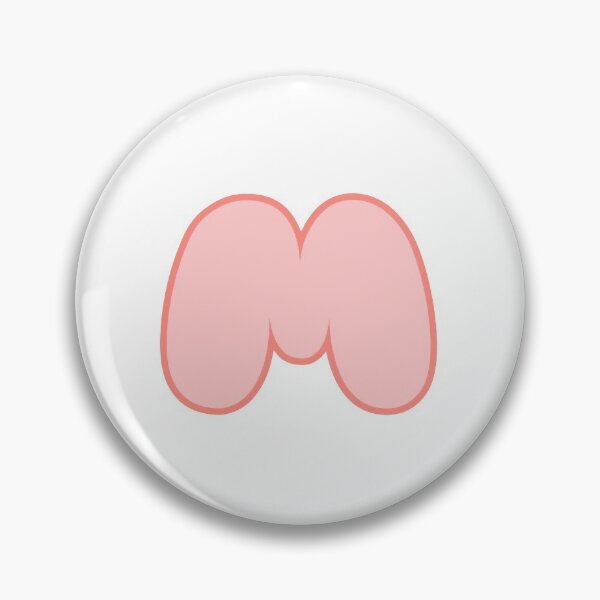 Item preview, M letter alphabet pink  designed and sold by Aileenl07.