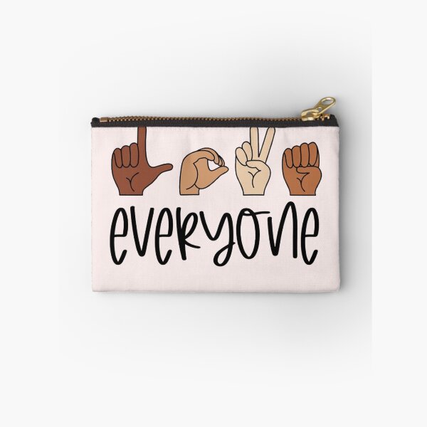Item preview, Love Everyone Sign Language ASL Inclusion Skin Tone Diversity designed and sold by Solidarityandco.
