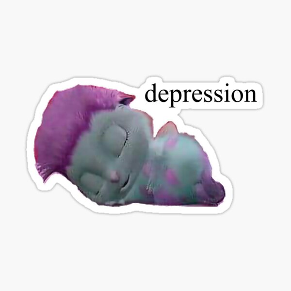 Bibble Mental Illness Rights Sticker for Sale by broadwaycantdie