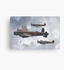 The Battle Of Britain Memorial Flight - Shoreham 2014 Canvas Print