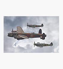 The Battle Of Britain Memorial Flight - Shoreham 2014 Photographic Print