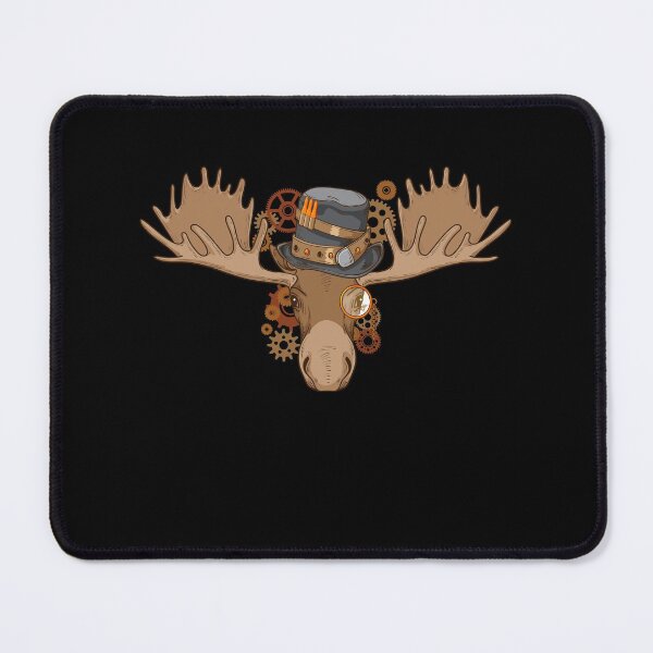 Item preview, Moose Lover Men Steampunk Animals Gift Victorian Age Moose designed and sold by DSWShirts.
