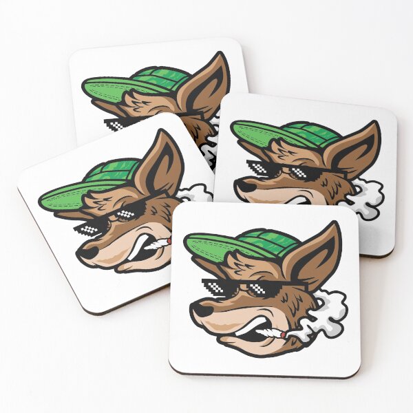 Item preview, Smoking Kangaroo illustration - Cool Gangster Kangaroo Design Gift Idea For Kangaroo Lovers designed and sold by Prince - Bestseller ★★★★★.