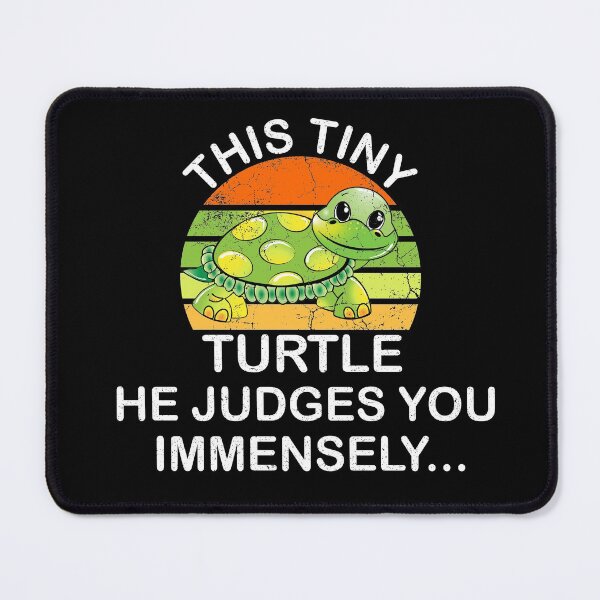 Item preview, This Turtle... He Judges You Essential... - Women, Men, Kids, Turtle Lovers designed and sold by Wadia Hamda.