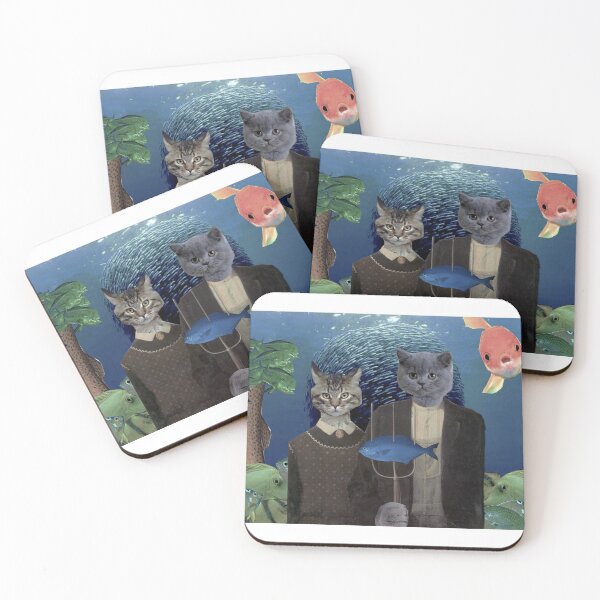 Item preview, american goth cats designed and sold by mar f.