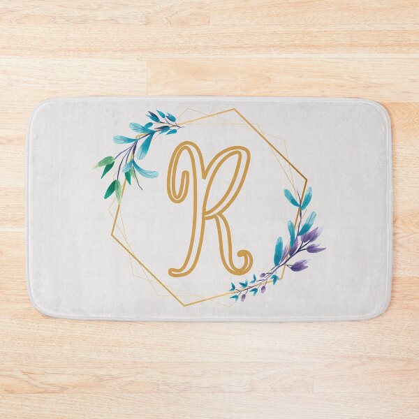 Item preview, Cursive Letter R Floral Frame designed and sold by LetterMom.
