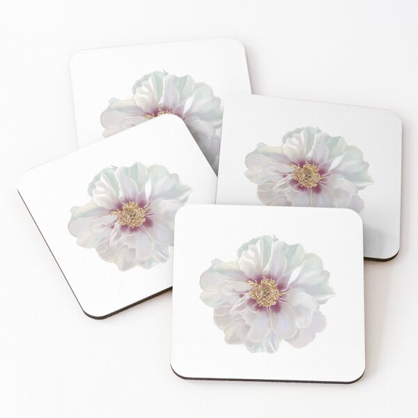 Item preview, White and Fuchsia Peony  designed and sold by Wondersofwhimsy.