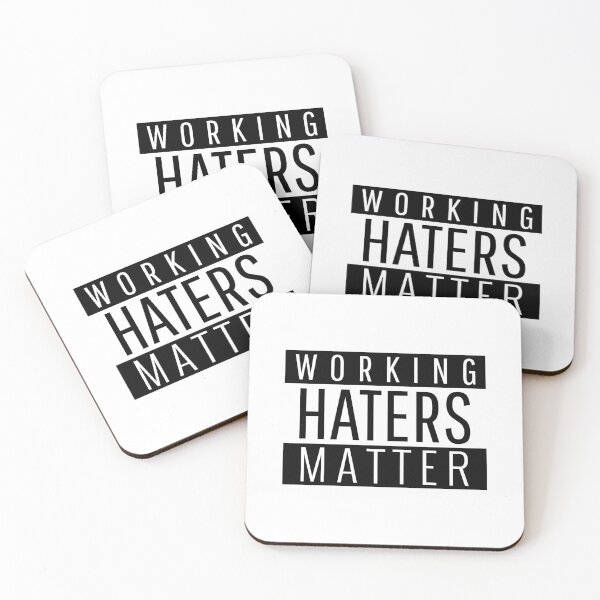 Item preview, Working Haters Matter - funny designed and sold by narilex.