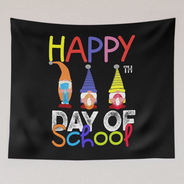 Artikelvorschau, 100 Days of School Lustiges Kindergeschenk Back to Shcool 100 Days with Gnomies Feier zum 100. Schultag, Girls 100 Days Of School entworfen und verkauft von ilias13.