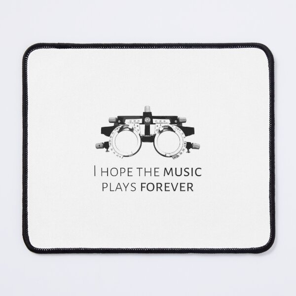 Item preview, I hope the music plays forever (light background) designed and sold by Periodic Table of Synthpop.