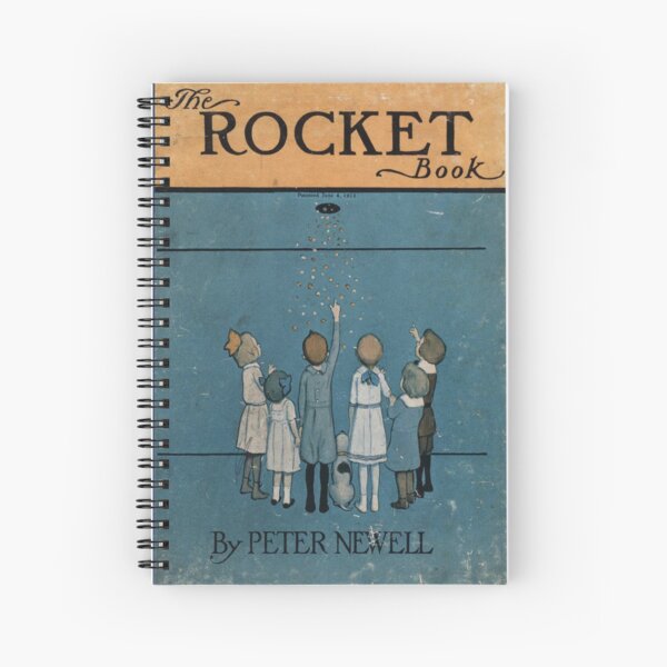 The Rocket Book  Spiral Notebook for Sale by IsidoreSeville