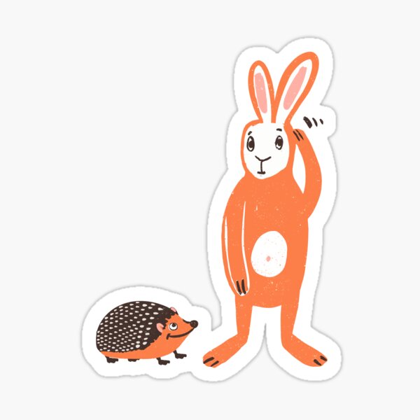 Hase und Igel - Märchenhaftes für große und kleine Kinder Sticker