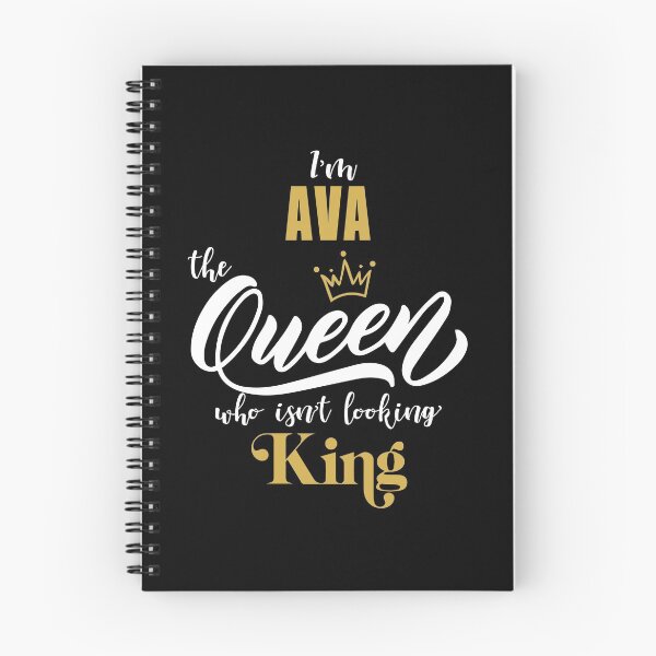 Item preview, name AVA "I'm the AVA Queen who isn't looking King, Funny Birthday Gift Idea designed and sold by cheslie-style.
