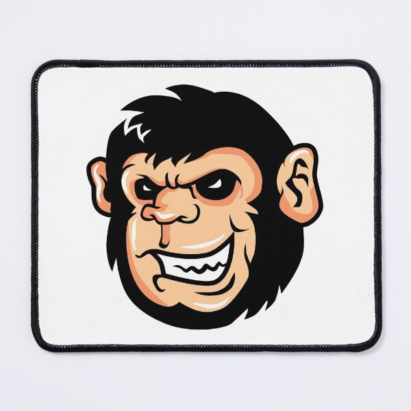 Item preview, Monkey Head illustration - Cool Monkey Design Gift Idea For Monkey Lovers designed and sold by Prince - Bestseller ★★★★★.