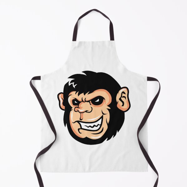 Item preview, Monkey Head illustration - Cool Monkey Design Gift Idea For Monkey Lovers designed and sold by Prince - Bestseller ★★★★★.
