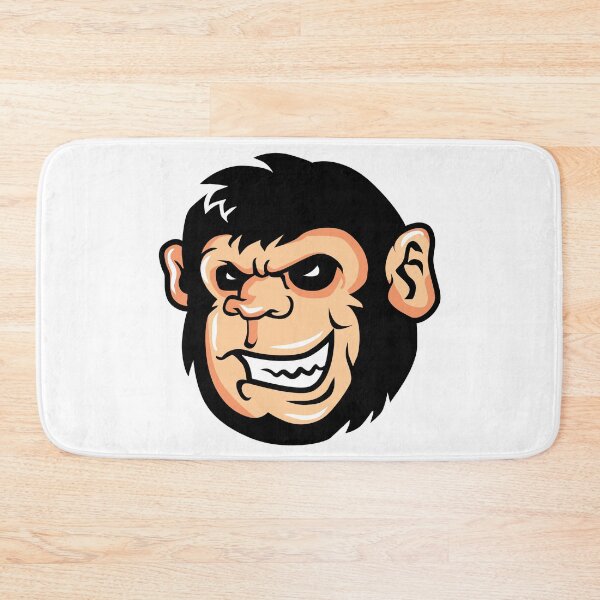 Item preview, Monkey Head illustration - Cool Monkey Design Gift Idea For Monkey Lovers designed and sold by Prince - Bestseller ★★★★★.