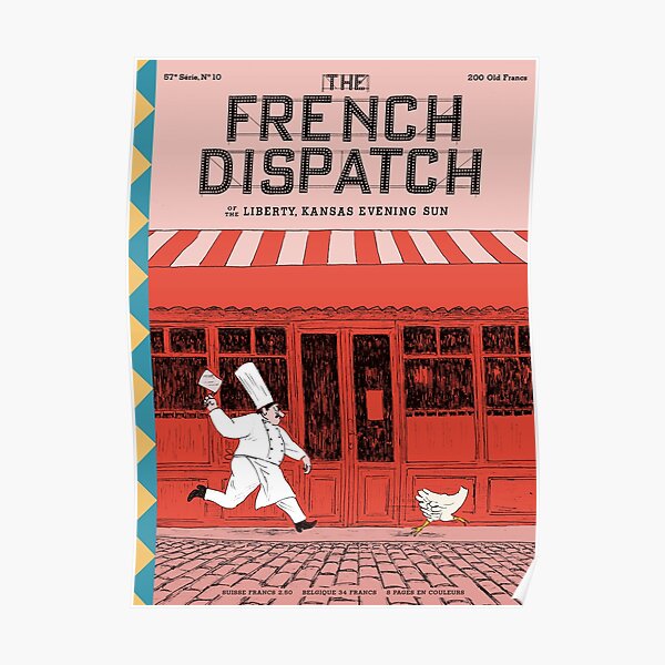 The French Dispatch Headless Chicken Poster