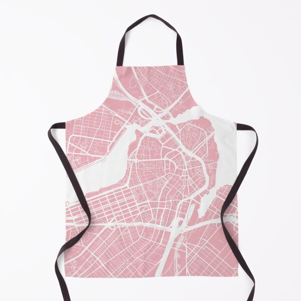Item preview, Boston, Massachusetts, City Map - Pink designed and sold by helloadventure.