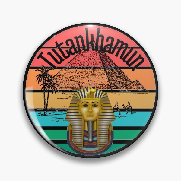 Item preview, Tutankhamun Great Pharao Vector - Great Pyramids Of Giza  designed and sold by Sonatablue.