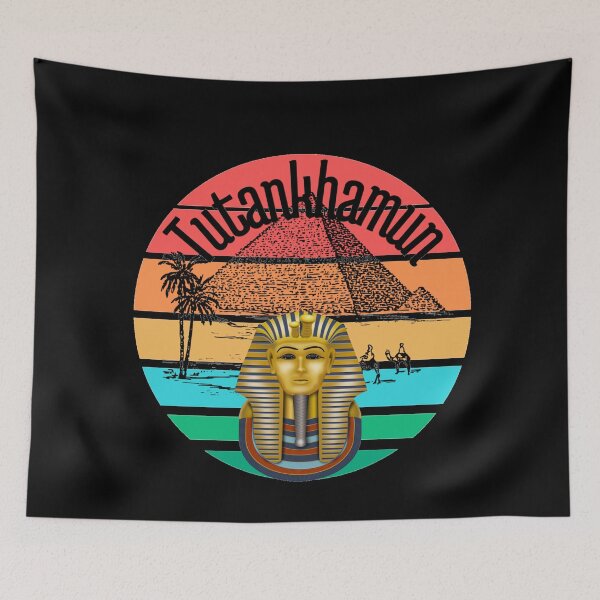 Item preview, Tutankhamun Great Pharao Vector - Great Pyramids Of Giza  designed and sold by Sonatablue.
