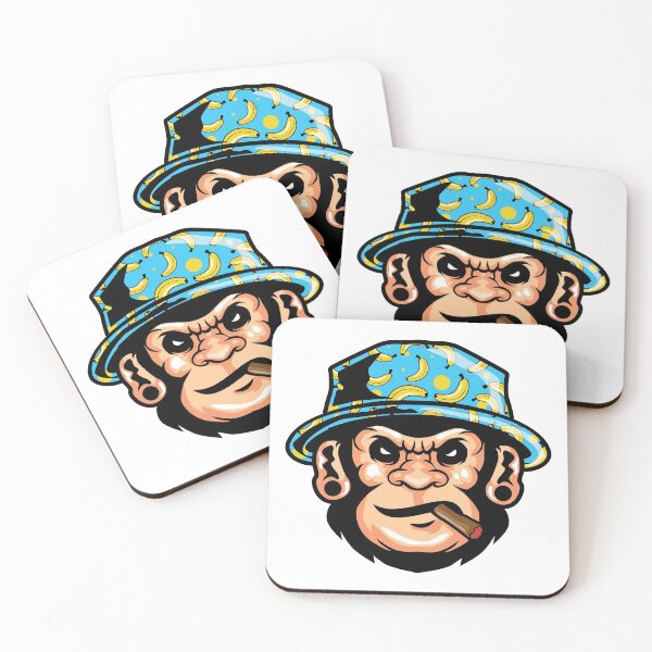 Item preview, Smoking Monkey illustration - Cool Monkey Design Gift Idea For Monkey Lovers designed and sold by Prince - Bestseller ★★★★★.
