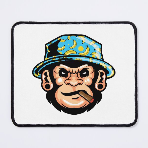 Item preview, Smoking Monkey illustration - Cool Monkey Design Gift Idea For Monkey Lovers designed and sold by Prince - Bestseller ★★★★★.