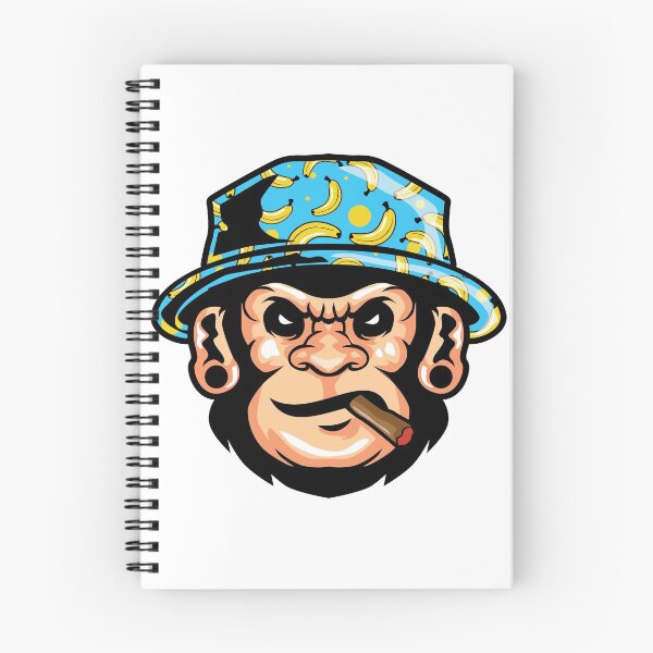 Item preview, Smoking Monkey illustration - Cool Monkey Design Gift Idea For Monkey Lovers designed and sold by Prince - Bestseller ★★★★★.