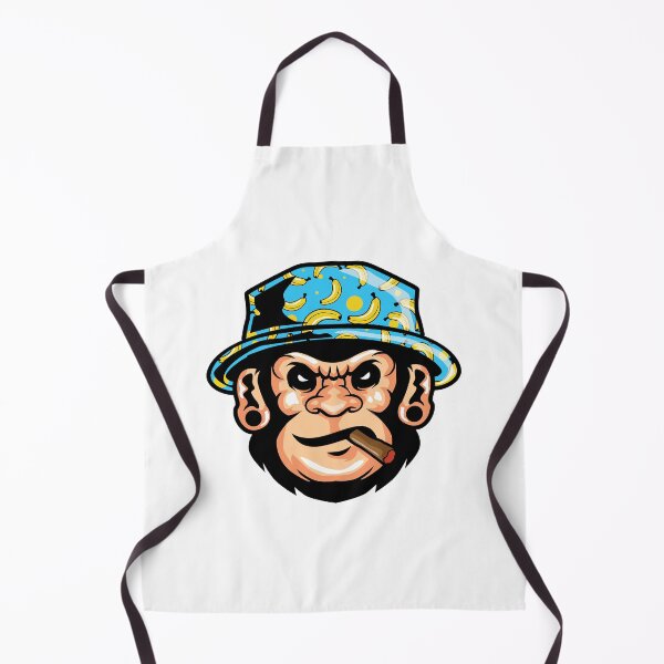 Item preview, Smoking Monkey illustration - Cool Monkey Design Gift Idea For Monkey Lovers designed and sold by Prince - Bestseller ★★★★★.