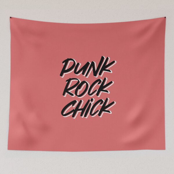 Item preview, Punk Rock Chick - Reddish Pink designed and sold by TheMajesticGoat.
