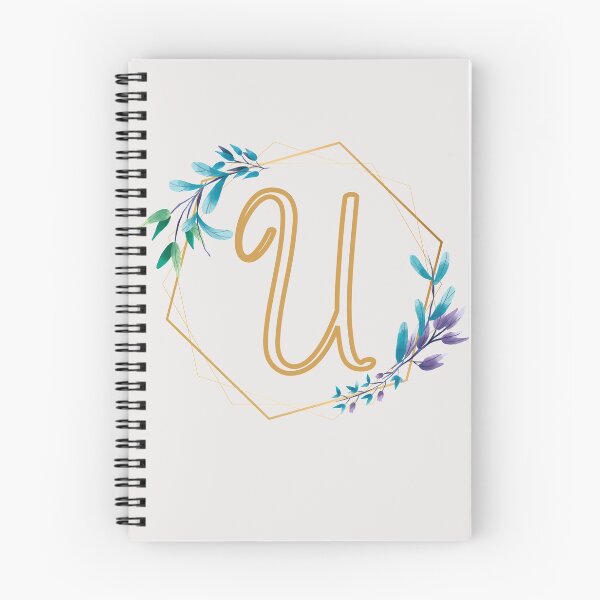 Item preview, Cursive Letter U Floral Frame designed and sold by LetterMom.